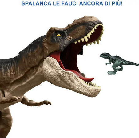 Mattel Jurassic World Super Colossal Tirannosauro Rex Snodato Gioco per Bambini Giochi e giocattoli/Personaggi giocattolo/Dinosauri e creature preistoriche Cartoleria Deja Vu - Crotone, Commerciovirtuoso.it