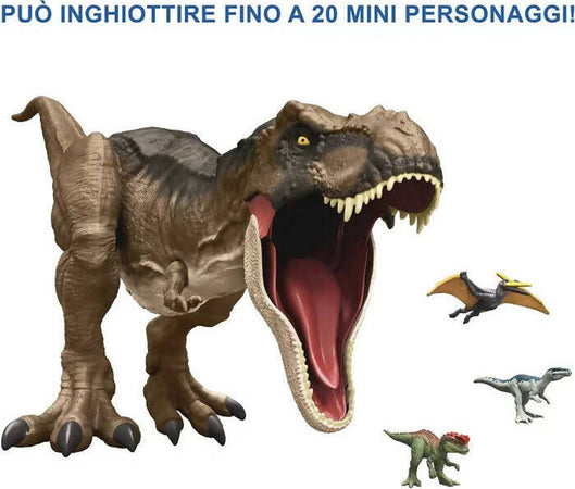 Mattel Jurassic World Super Colossal Tirannosauro Rex Snodato Gioco per Bambini Giochi e giocattoli/Personaggi giocattolo/Dinosauri e creature preistoriche Cartoleria Deja Vu - Crotone, Commerciovirtuoso.it
