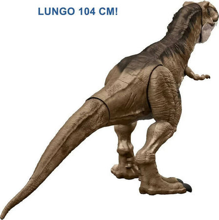 Mattel Jurassic World Super Colossal Tirannosauro Rex Snodato Gioco per Bambini Giochi e giocattoli/Personaggi giocattolo/Dinosauri e creature preistoriche Cartoleria Deja Vu - Crotone, Commerciovirtuoso.it