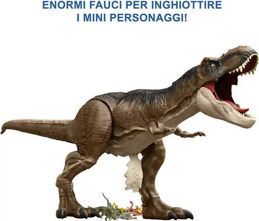 Mattel Jurassic World Super Colossal Tirannosauro Rex Snodato Gioco per Bambini Giochi e giocattoli/Personaggi giocattolo/Dinosauri e creature preistoriche Cartoleria Deja Vu - Crotone, Commerciovirtuoso.it
