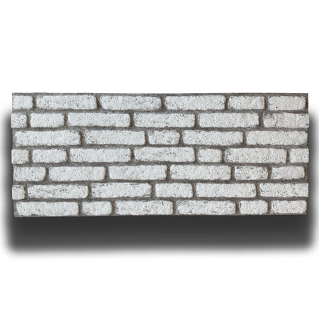 CAPPOTTO esterno - interno isolante in STYROFOAM 3D spess.2cm (120x50cm) con resine e malta mattoni Bianco provenza