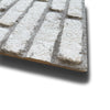 CAPPOTTO esterno - interno isolante in STYROFOAM 3D spess.2cm (120x50cm) con resine e malta mattoni Bianco provenza