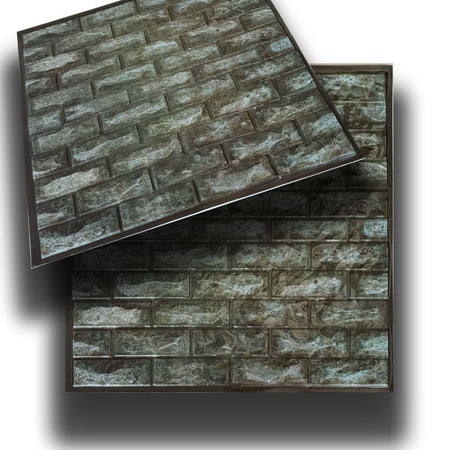 Piastrelle 3D a rilievo AUTOADESIVE in PVC 30x30cm Pietra, mattoni, marmo. Idrorepellenti