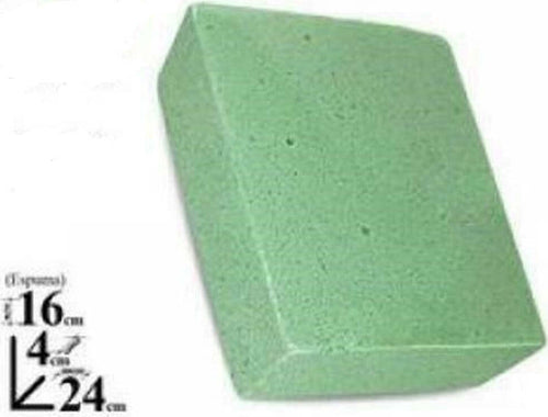 Mattonella Spugna Acqua 24 X 16 X 4 Cm Composizioni Floreali Piante Fiori Vaso Casa e cucina/Hobby creativi/Composizioni floreali/Gommapiuma Trade Shop italia - Napoli, Commerciovirtuoso.it