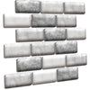 pacco da 4 Pannelli 3D Autoadesivi in PVC 30X30cm vari decori ultrarealistici ideali per bagni e cucine - Eternal Parquet