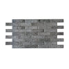 pacchi da 10 o 20 Pannelli 3D Rivestimento a parete in PVC effetto MATTONI GRIGI USURATI 96x48cm Realistici, isolanti - Eternal Parquet