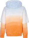 MAUNA-KEA-Felpa-Leggera-Cappuccio-Uomo-Double-Hoodie-X-Triple-J-Cyan/orange-da-uomo