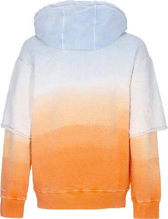MAUNA-KEA-Felpa-Leggera-Cappuccio-Uomo-Double-Hoodie-X-Triple-J-Cyan/orange-da-uomo