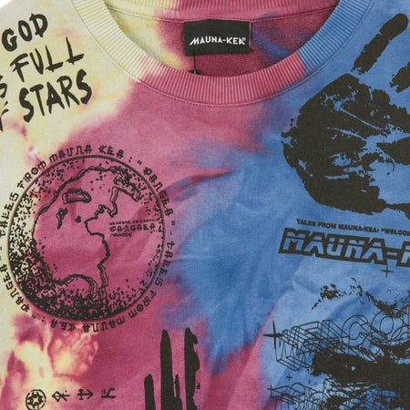 MAUNA-KEA-Felpa-Leggera-Girocollo-Uomo-Manifesto-Sweatshirt-Multi-da-uomo