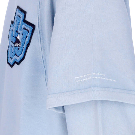 MAUNA-KEA-Felpa-Leggera-Girocollo-Uomo-Over-Crewneck-X-Triple-J-Cyan-da-uomo