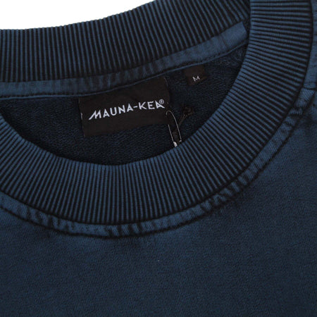 MAUNA-KEA-Felpa-Leggera-Girocollo-Uomo-Raglan-Sweashirt-Petroleum-da-uomo
