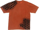 MAUNA-KEA-Maglietta-Uomo-Bee-Tee-Stone-Washed-Orange-da-uomo