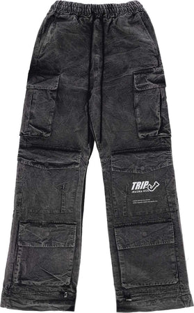 MAUNA-KEA-Pantalone-Lungo-Uomo-Over-Cargo-Pants-X-Triple-J-Black-Heather-da-uomo