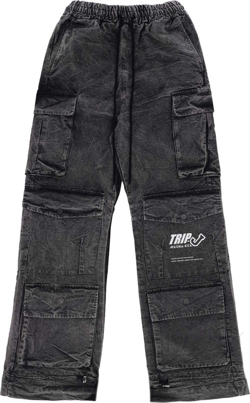 MAUNA-KEA-Pantalone-Lungo-Uomo-Over-Cargo-Pants-X-Triple-J-Black-Heather-da-uomo