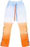 MAUNA-KEA-Pantalone-Tuta-Leggero-Uomo-Degrade'-Flare-Pants-X-Triple-J-Cyan/orange-da-uomo