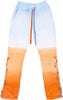 MAUNA-KEA-Pantalone-Tuta-Leggero-Uomo-Degrade'-Flare-Pants-X-Triple-J-Cyan/orange-da-uomo