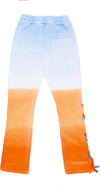 MAUNA-KEA-Pantalone-Tuta-Leggero-Uomo-Degrade'-Flare-Pants-X-Triple-J-Cyan/orange-da-uomo