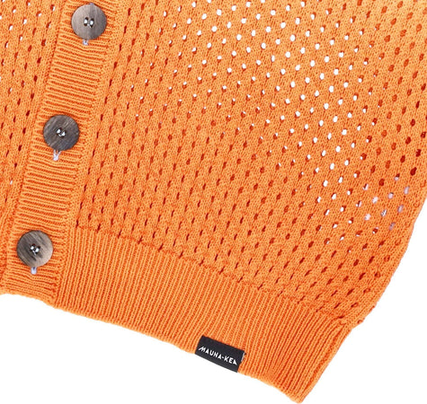 MAUNA-KEA-Pullover-Smanicato-Uomo-Knitwear-Vest-X-Triple-J-Cyan/orange-da-uomo