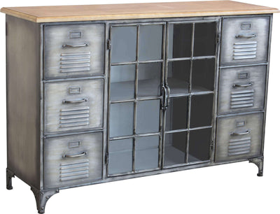 MAURICE---madia-in-ferro-Grigio-Milani-Home