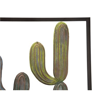 Scultura cactus decorativi in ferro per decorazioni ambienti