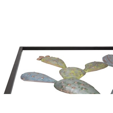 Scultura cactus decorativi in ferro per decorazioni ambienti