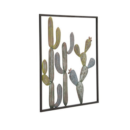 Scultura cactus decorativi in ferro per decorazioni ambienti