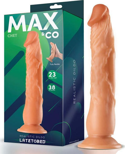 Max & Co Chet Fallo Realistico Color Carne con Ventosa e Testicoli 23 cm Salute e cura della persona/Erotismo e contraccezione/Sex toys/Dildo/Dildo realistici Kondorama - Martinsicuro, Commerciovirtuoso.it