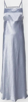 Max-Mara-Abito-Baden-In-Acetato-Donna-Elegante-Vestito-Lungo-Tinta-Unita