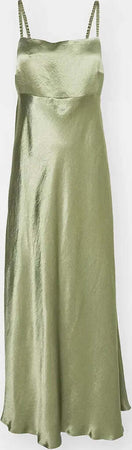 Max-Mara-Abito-Baden-In-Acetato-Donna-Elegante-Vestito-Lungo-Tinta-Unita
