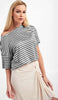Max Mara Maglia Donna A Righe Leisure Maglietta Maniche Corte Girocollo Ampio Maglia T-Shirt Donna Fashion Casual Moda/Donna/Abbigliamento/T-shirt top e bluse/T-shirt You Store - Messina, Commerciovirtuoso.it