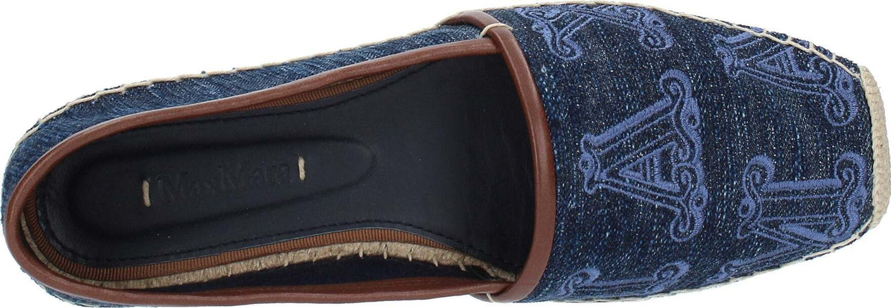 Max-Mara-Scarpe-basse-Blu-da-donna