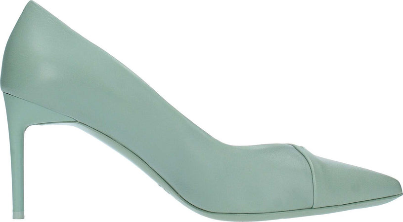 Max-Mara-Scarpe-con-Tacco-Verde-da-donna