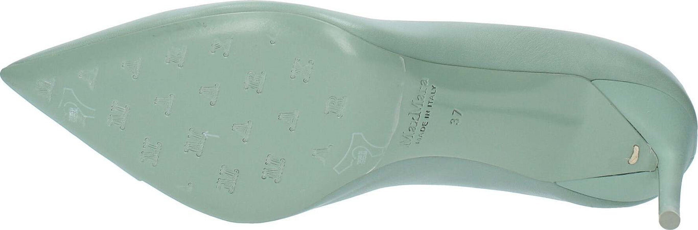 Max-Mara-Scarpe-con-Tacco-Verde-da-donna