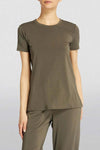 Max Mara T-Shirt Donna Maniche Corte Scollo Girocollo in Viscosa Tinta Unita Maglietta Mezze Maniche Casual Fashion Fit Morbido Regolare Moda/Donna/Abbigliamento/T-shirt top e bluse/T-shirt You Store - Messina, Commerciovirtuoso.it