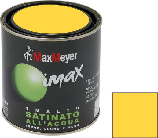 MAX-MEYER---IMAX-SMALTO-ACQUA-SATINATO-500ML-GIALLO-GIRASOLE