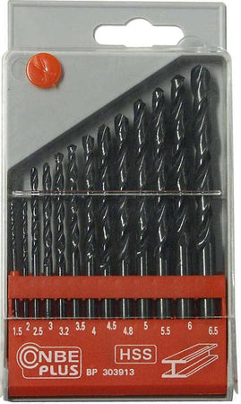 MAX-POWER---Set-Punte-per-Metallo-in-Acciaio-HSS,-13-Pezzi