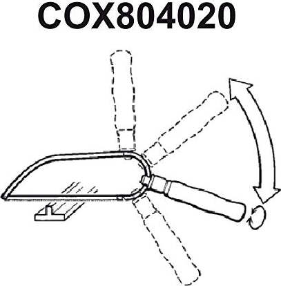 Max-Power-COX804020-Archetto-Tipo-Puk-150-mm-con-Impugnatura-Regolabile