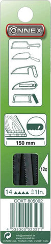 Max-Power-COXT805002-Lame-di-Ricambio-per-Legno-150-mm,-12-Pezzi