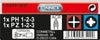 Max-Power-COXT973937-Set-Inserti-a-CrocePhillips,-Pozidriv,-Torsion-ACR,-6-Pezzi-con-Supporto-Magnetico,-Multicolore