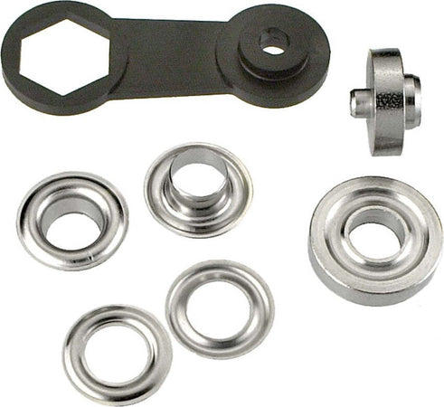 Max-Power-DY270764-Occhioli-nichelato-11,5-mm.--Ottone-nichelato-15pz