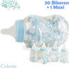 Maxi-Biberon-Porta-Confetti-Celeste-Idea-Nascita-30-Pezzi-Baby-+1-Maxi-Battesimo