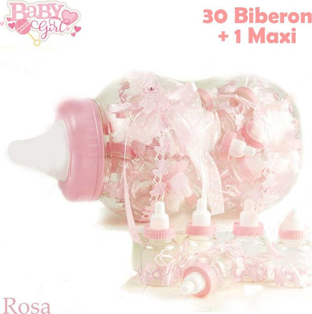 Maxi Biberon Porta Confetti Rosa Idea Nascita 30 Pezzi Baby +1 Maxi Battesimo Casa e cucina/Hobby creativi/Materiali per hobby creativi/Forniture per feste/Bomboniere Trade Shop italia - Napoli, Commerciovirtuoso.it