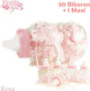 Maxi-Biberon-Porta-Confetti-Rosa-Idea-Nascita-30-Pezzi-Baby-+1-Maxi-Battesimo