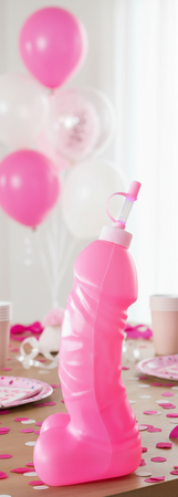 Maxi Borraccia Con Pisello Articolo Per Adulti Addio al Nubilato Sexy Party Scherzo