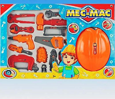 Maxi Brico Trapano Elmetto Attrezzi Lavoro E Accessori Martello Sega Viti Mecmac Giocattoli e Modellismo Trade Shop italia - Napoli, Commerciovirtuoso.it