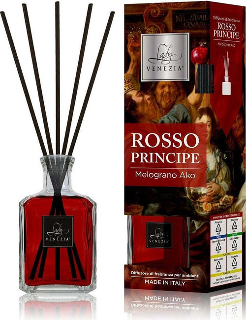 Maxi Diffusore Ambiente Bastoncini Fragranza Rosso Principe Melograno Ako 250 Ml Casa e cucina/Decorazioni per interni/Profumazione ambiente/Diffusori di oli essenziali Trade Shop italia - Napoli, Commerciovirtuoso.it