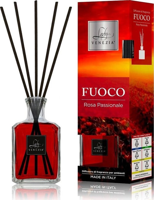 Maxi Diffusore Ambiente Cubo Con Bastoncini Fragranza Fuoco Rosa Passionale 250ml Casa e cucina/Decorazioni per interni/Profumazione ambiente/Diffusori di oli essenziali Trade Shop italia - Napoli, Commerciovirtuoso.it
