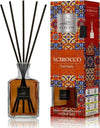 Maxi-Diffusore-Ambiente-Cubo-Con-Bastoncini-Fragranza-Scirocco-Sandalo-250-Ml