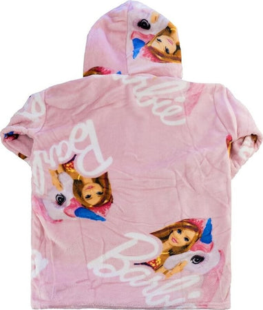 Maxi Felpa Barbie Oversize in Pile Poncho Plaid Coperta con Cappuccio e Maniche e Maxi Tasca Moda/Bambine e ragazze/Abbigliamento/Felpe/Felpe con cappuccio Store Kitty Fashion - Roma, Commerciovirtuoso.it