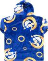 Maxi Felpa Sonic Oversize in Pile Poncho Plaid Coperta con Cappuccio e Maniche e Maxi Tasca Moda/Bambini e ragazzi/Abbigliamento/Felpe/Felpe con cappuccio Store Kitty Fashion - Roma, Commerciovirtuoso.it